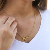 Personalized Name Necklace [Gold Plated]