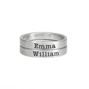 Classic Engraved Ring [Sterling Silver]