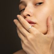 Forever Love Diamond Promise Ring [14 Karat White Gold]