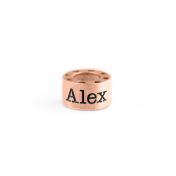 Extra Name Bead For Family Necklaces [18K Rose Gold Plated]