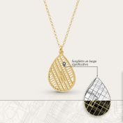 Collana Cherished Spot Mappa [Placcata Oro 18 Carati]