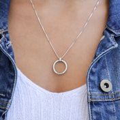 Soft Spot Name Necklace [Sterling Silver]