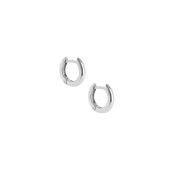 Bold Hoop Earrings - Small [Sterling Silver]
