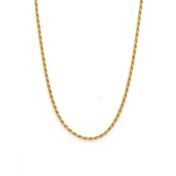 Classic Mini Rope Chain Necklace [18K Gold Plated]
