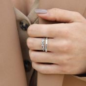 Charming Twist Ring [Sterling Silver]