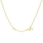 Collar Helena Zodiaco con Diamante [Oro Vermeil 18K]