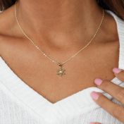 Snowflake Necklace [18K Gold Plated]