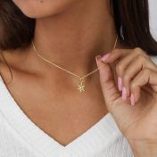 Snowflake Necklace [18K Gold Plated]