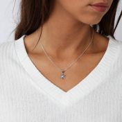 Snowflake Necklace [Sterling Silver]