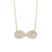 Sparkle of Infinity Necklace [18K Gold Plated]