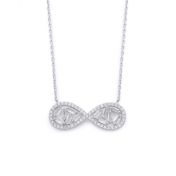 Sparkle of Infinity Necklace [Sterling Silver]