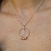 Forever Family Name Necklace [18K Rose Gold Plated]