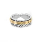 Family Circles Spinner Ring [Sterling Silver] - 3 Spinners