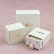 Talisa Sterne Halskette – horizontal [750er Gold Vermeil]