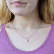 Pearl Necklace [Rose Gold Plated]