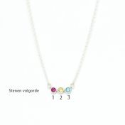 Talisa Stars Necklace Horizontal [Sterling Silver]