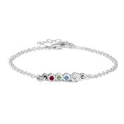 Talisa Sterne Geburtsstein Armband mit einem 0.20 Kt Diamanten [Sterlingsilber]