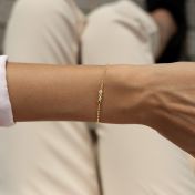Talisa Stars Birthstone Bracelet with Diamond [18K Gold Vermeil]