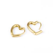Tender Heart Earrings [18K Gold Vermeil]
