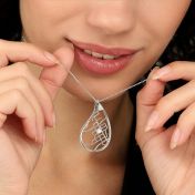 Threads Of Life Map Necklace