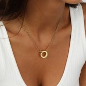 Tied Together Name Necklace [18K Gold Plated]