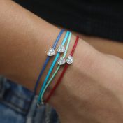 Ties of Heart Crystal Bracelet [Sterling Silver]