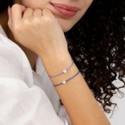 Ties of Heart Crystal Bracelet [Sterling Silver]