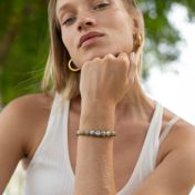 Herzensbindungen Picasso Jaspis Armband [Sterlingsilber]