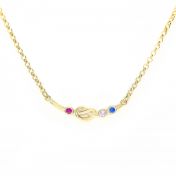 Ties Of Love Necklace Horizontal [10K Gold]