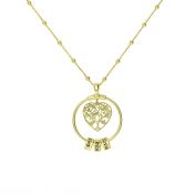 Charms of My Heart Name Necklace [18K Gold Vermeil]
