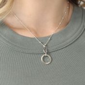 Ties of Love Name Necklace [Sterling Silver]