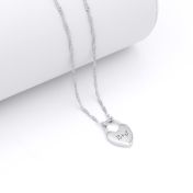 Ties of the Heart Initials Necklace [Sterling Silver]