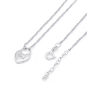 Ties of the Heart Initials Necklace [Sterling Silver]