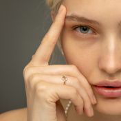Ties of The Heart Diamond Ring [18K Gold Vermeil]-1