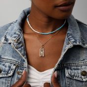 Skyline Colors Necklace - Sterling Silver