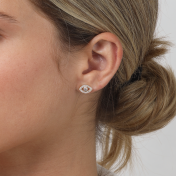 Zeus Evil Eye Stud Earrings