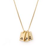 Mirella Zodiac Charm Necklace [18K Gold Vermeil] 