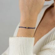 Zodiac Constellation Bracelet - Blue String [14 Karat Gold]