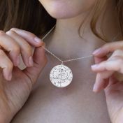 Talisa Constellation Necklace [14 Karat White Gold]