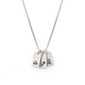 Mirella Zodiac Charm Necklace [Sterling Silver] 