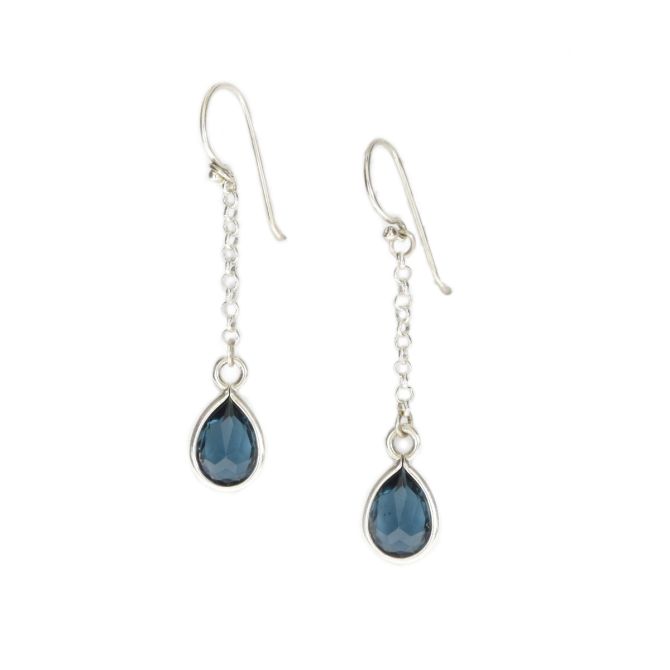 Boucles d'Oreilles Crochets Pluie Enchantée [Argent 925]