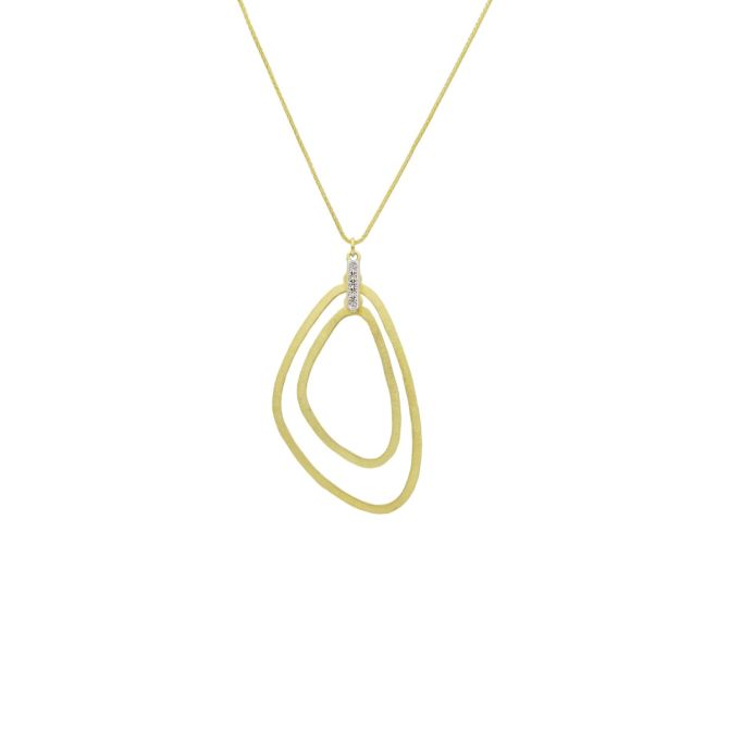 Heartwood Rings Necklace [18K Gold]