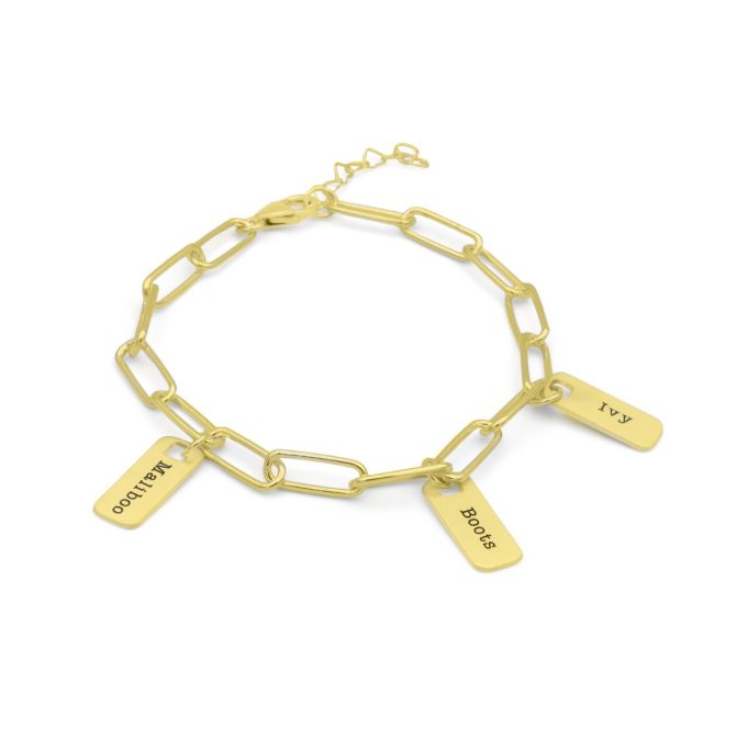 Melissa Name Bracelet [18K Gold Plated]