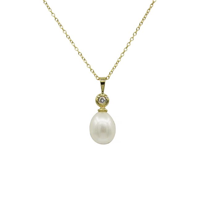 Ever Seeing Pearl Necklace [18K Gold]