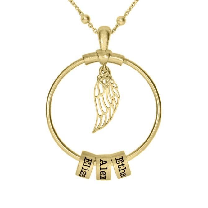 Forever Familienaam Ketting [18K Goud Vermeil]