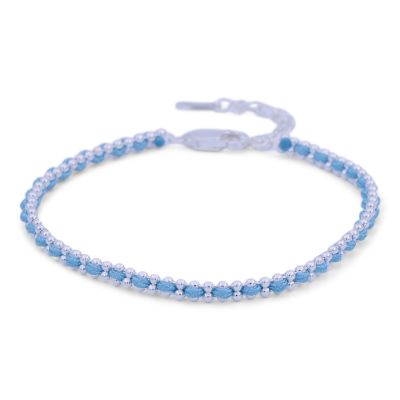 Skyline Thread Bracelet [Sterling Silver]