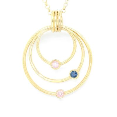 Sphären der Liebe Halskette [750er vergoldet]