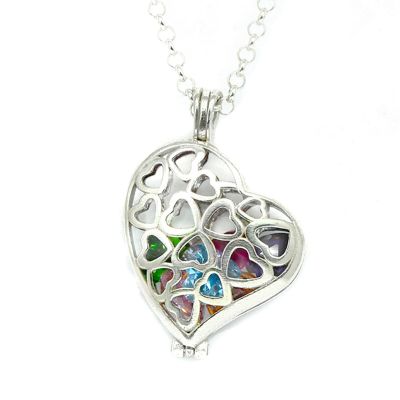 Talisa Herzen Halskette [Sterlingsilber]