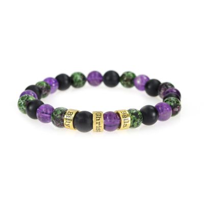 Verbena Armband mit Gravur [750er vergoldet]