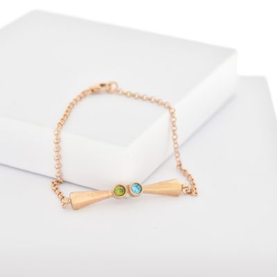 Bow of Love Bracelet [Rose Gold Plated]